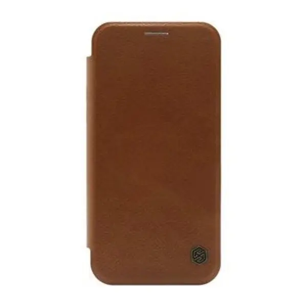 کیف چرمی نیلکین آیفون 12 مینی Apple iPhone 12 mini Nillkin Qin Leather Case - 2