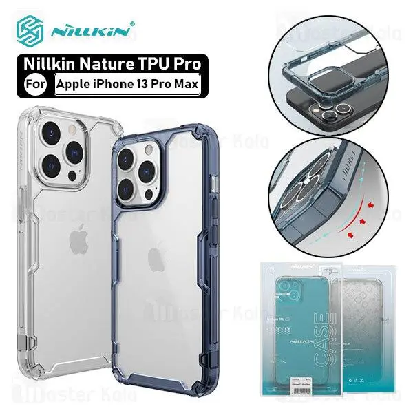 محافظ ژله ای نیلکین آیفون 13 پرو مکس Nillkin Apple iPhone 13 Pro Max Nature TPU Pro Magnetic Case Nillkin Nature TPU Pro Magnetic case for Apple iPhone 13 Pro Max - 3