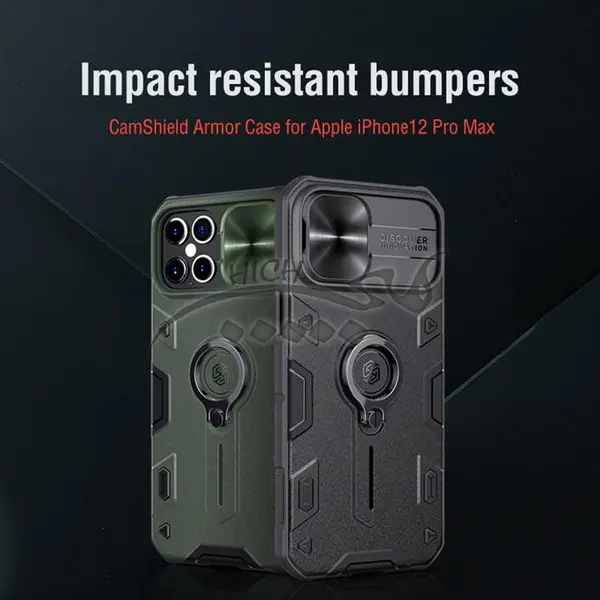 گارد محافظ ضد ضربه نیلکین Apple iPhone 12 Pro Max Nillkin CamShield Armor - 5