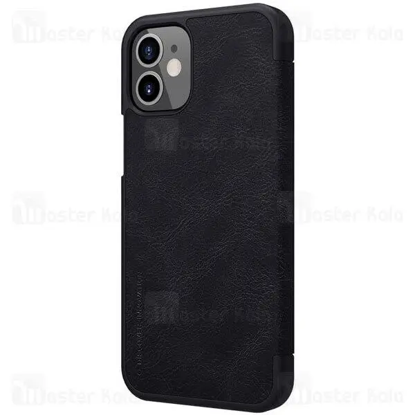 کیف چرمی نیلکین آیفون Apple iPhone 12 Nillkin Qin Leather Case - 3