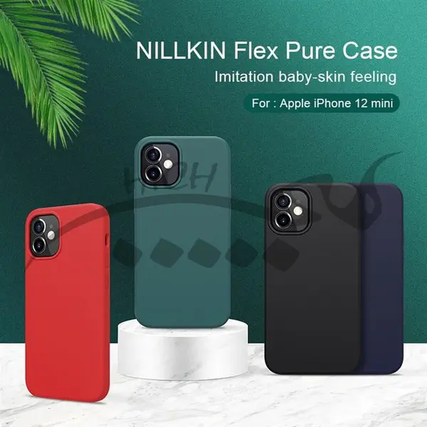 قاب سیلیکونی نیلکین آیفون Apple iPhone 12 Mini Nillkin Flex PURE Case Nillkin Flex PURE cover case for Apple iPhone 12 mini - 5