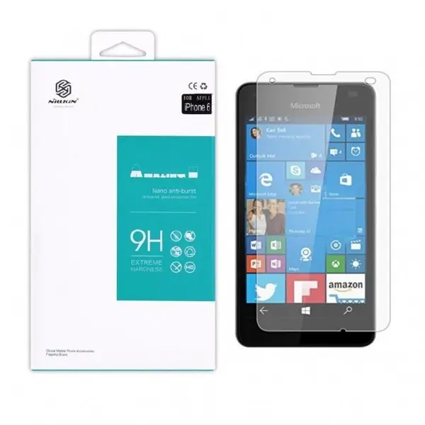 محافظ صفحه نمایش شیشه ای نیلکین مدل H برای Microsoft Lumia 550 Nillkin H Glass Screen Protector For Microsoft Lumia 550 - 4