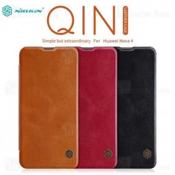 کیف چرمی نیلکین هواوی Huawei Nova 4 Nillkin Qin Leather Case - 5