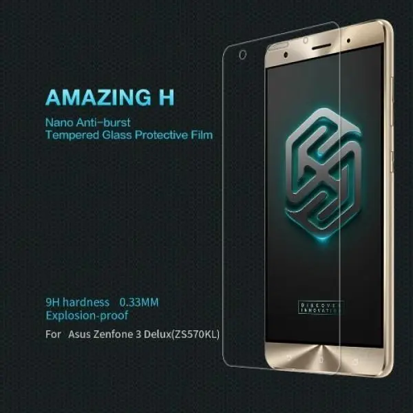 محافظ صفحه نمایش شیشه ای نیلکین ایسوس Nillkin H Glass Asus Zenfone 3 Deluxe ZS570KL... - 3
