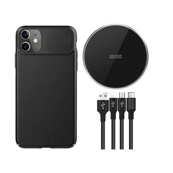 شارژر وایرلس سریع نیلکین Nillkin PowerFlash Aramid Fiber Wireless Charger - 3