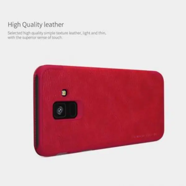 کیف چرمی نیلکین سامسونگ Nillkin Qin Leather Case Samsung Galaxy A6 Plus 2018 - 3