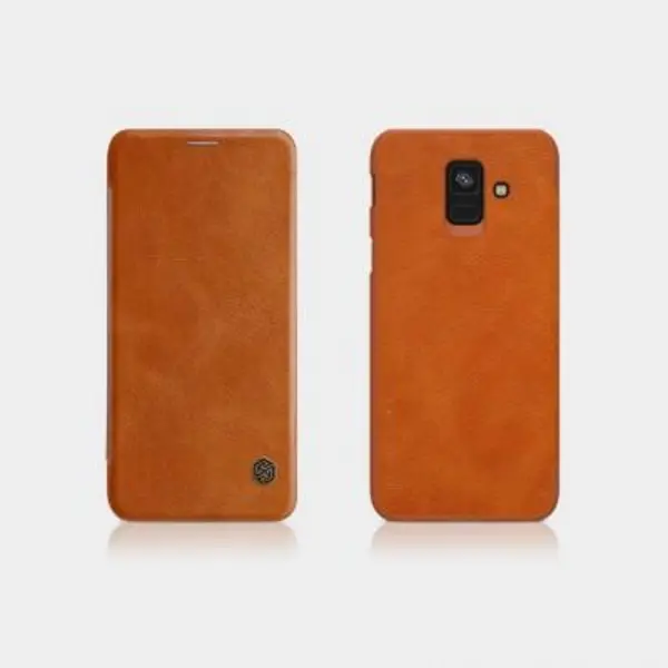 کیف چرمی نیلکین سامسونگ Nillkin Qin Leather Case Samsung Galaxy A6 Plus 2018 - 4