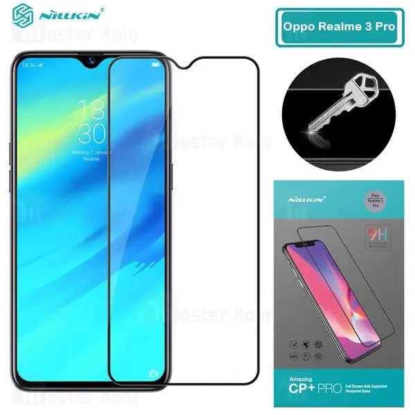 محافظ صفحه شیشه ای تمام صفحه Realme 3 Pro / Realme X Lite / Realme 5 Pro / Realme Q Nillkin CP+ Pro... - 5