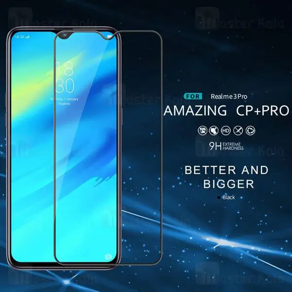 محافظ صفحه شیشه ای تمام صفحه Realme 3 Pro / Realme X Lite / Realme 5 Pro / Realme Q Nillkin CP+ Pro... - 3