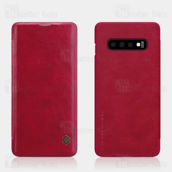 کیف چرمی نیلکین سامسونگ Samsung Galaxy S10 Plus Nillkin Qin Leather Case - 2