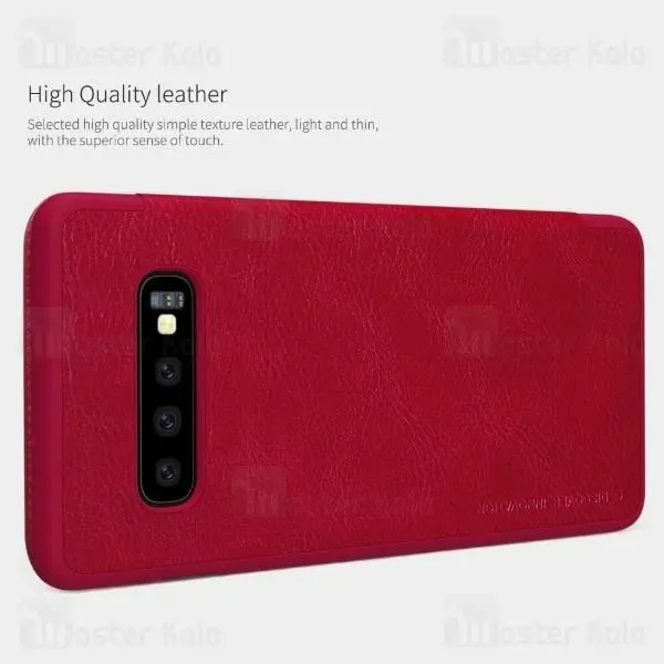 کیف چرمی نیلکین سامسونگ Samsung Galaxy S10 Plus Nillkin Qin Leather Case - 4