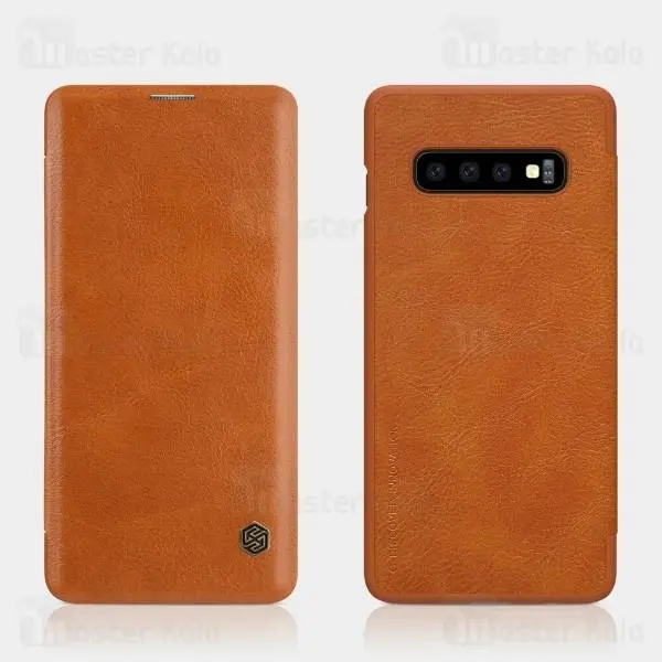کیف چرمی نیلکین سامسونگ Samsung Galaxy S10 Plus Nillkin Qin Leather Case - 3