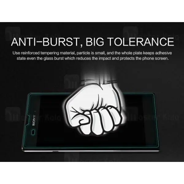 محافظ صفحه نمایش شیشه ای نیلکین سونی Sony Xperia T3 / M50 Nillkin H Plus Glass - 4
