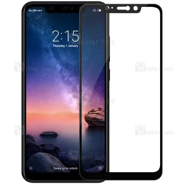 محافظ صفحه شیشه ای تمام صفحه نیلکین Xiaomi Redmi Note 6 Pro Nillkin CP+ Glass... - 2