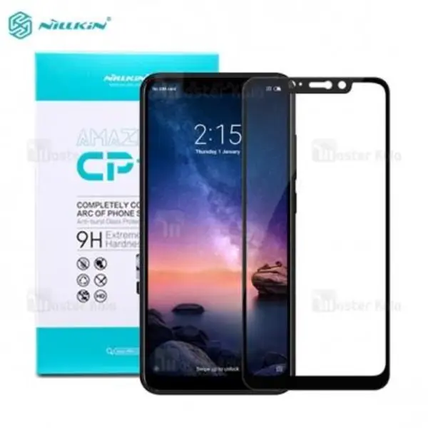 محافظ صفحه شیشه ای تمام صفحه نیلکین Xiaomi Redmi Note 6 Pro Nillkin CP+ Glass... - 5