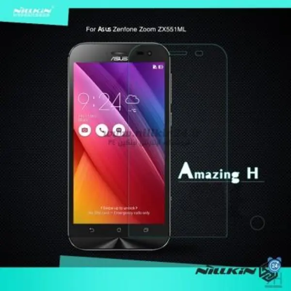 محافظ صفحه گلس گوشی ایسوس Zenfone Go ZB551KL مدل 2.5D Nillkin H Glass For Asus Zenfone Go TV ZB551KL - 2