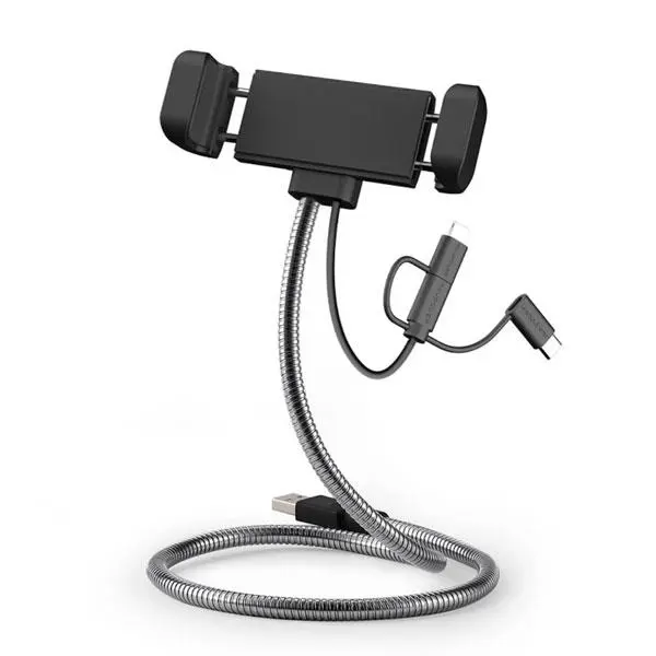 کیت شارژر و نگهدارنده گوشی 1 به 3 راوپاور مدل RP-CB015 - - 2
