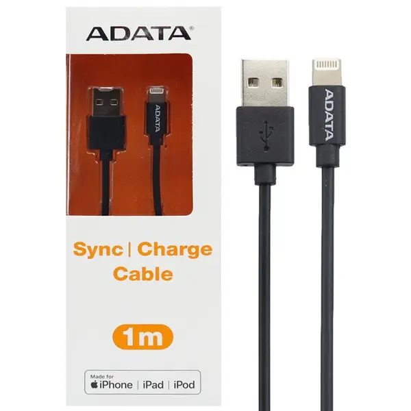 کابل شارژ آیفون 1متری ADATA - 3
