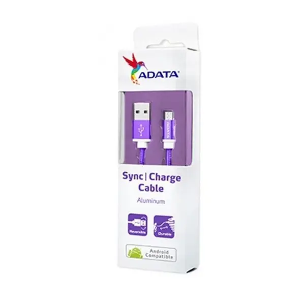 کابل شارژ اندروید 1متری ADATA مدل آلومینیومی - 2