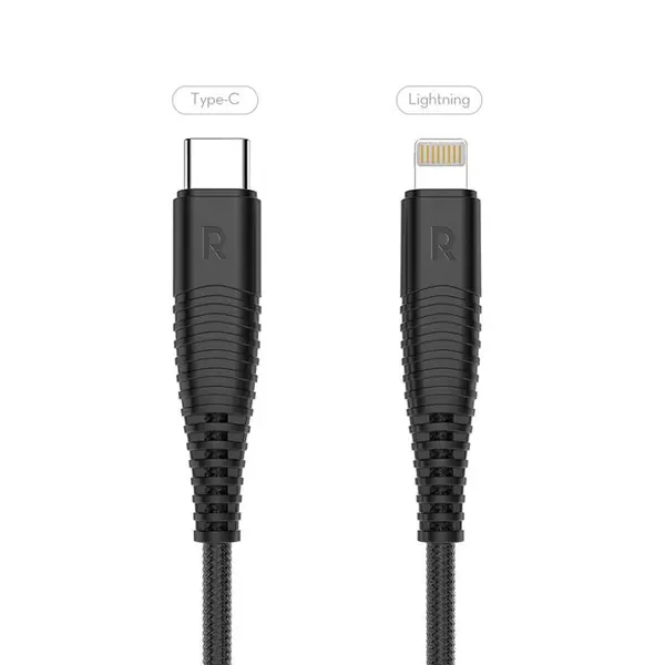 کابل شارژ لایتنینگ 1 متری راو پاور RP-CB020 RAVPower RP-CB020 Lightning 1M Cable