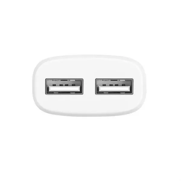 شارژر دیواری 2 پورت هوکو Hoco C12A Dual USB Charger همراه با کابل - 4