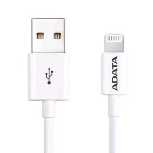 کابل شارژر یو اس بی اپل آ ام اف آی آ ال ای دیتا ADATA APPLE APPLE AMFIAL-100CM-CSV USB CABLE CHARGER