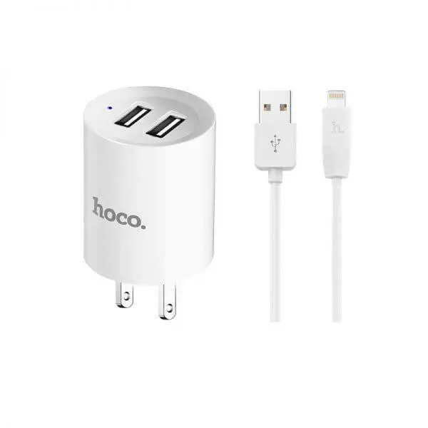 شارژر دیواری هوکو مدل C14 همراه با کابل microUSB - 2