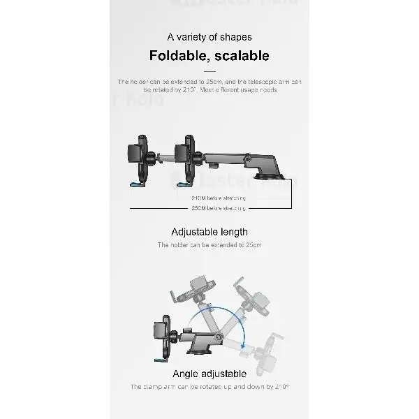 پایه نگهدارنده و هولدر جویروم Joyroom JR-OK3 Car Holder مناسب گوشی 4 تا 6.7 اینچ - 3