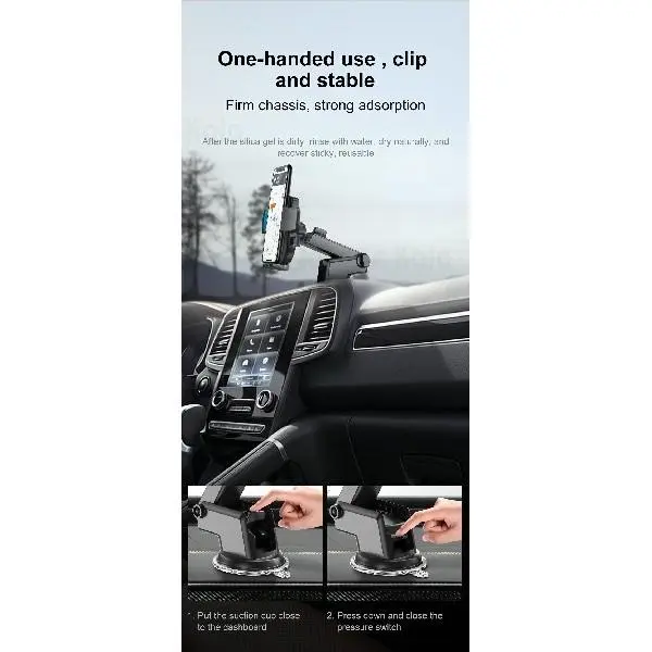 پایه نگهدارنده و هولدر جویروم Joyroom JR-OK3 Car Holder مناسب گوشی 4 تا 6.7 اینچ - 2