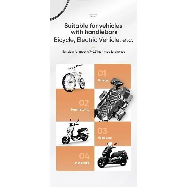 هولدر جویروم Joyroom JR-OK5 Bicycle Holder مناسب دوچرخه و موتور - 3