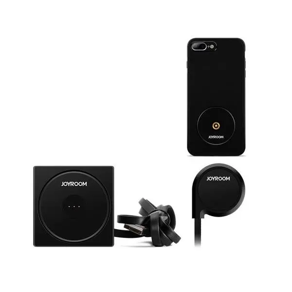 شارژر بی سیم جوی روم مدل JR-ZS141 به همراه کاور و پایه نگهدارنده مناسب برای گوشی اپل iPhone 6 - 5