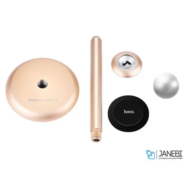 هولدر و پایه نگهدارنده مغناطیسی موبایل و تبلت هوکو مدل P2 Magnetic Desktop - 3