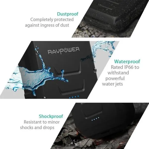 شارژر همراه راوپاور مدل RP-PB044 ظرفیت 10050 میلی آمپرساعت RAVPower RP-PB044 10050mAh Power Bank - 3