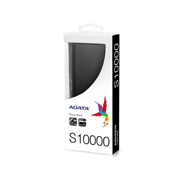 پاوربانک مدل S10000 با ظرفیت 10000 میلی آمپر ساعت ای دیتا Adata S10000 10000mAh Power Bank