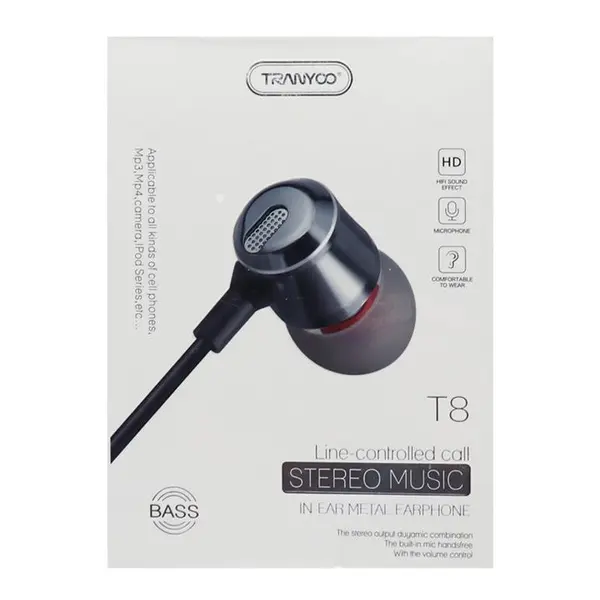 هندزفری ترانیو مدل Tranyoo T8 - 3