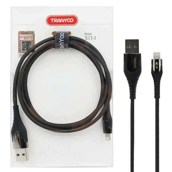 کابل آیفونی فست شارژ Tranyoo X13-I 5A 1m - 5