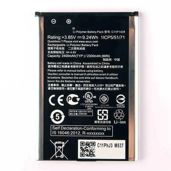 باتری گوشی موبایل ایسوس مدل Asus Zenfone 2 Laser- مدل C11P1428 Asus Zenfone 2 Laser ZE500KL Battery - 5
