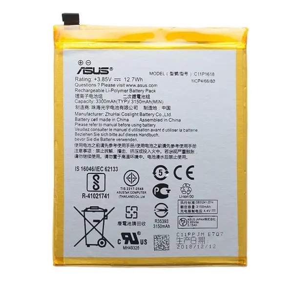 باتری ایسوس زنفون لایت ASUS Zenfone 5 Lite ZC600KL مدل C11P1618 - 2