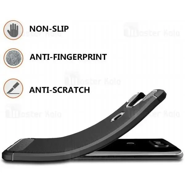 قاب محافظ ژله ای ایسوس Asus Zenfone 6 ZS630KL Rugged Armor Fiber Carbon - 4