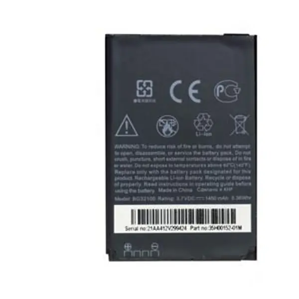 باتری موبایل اچ تی سی مدل BG32100 با ظرفیت 1450mAh مناسب برای گوشی موبایل HTC Desire Z HTC BG32100 1450mAh Battery For HTC Desire Z - 5