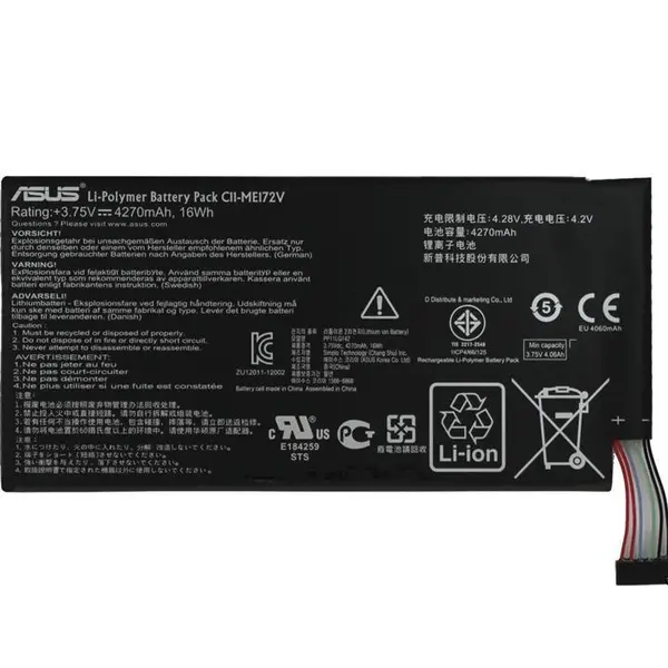 باتری تبلت ایسوس مدل C11-ME172V با ظرفیت 4270mAh مناسب برای تبلت ایسوس Memo Pad ME172V - 2
