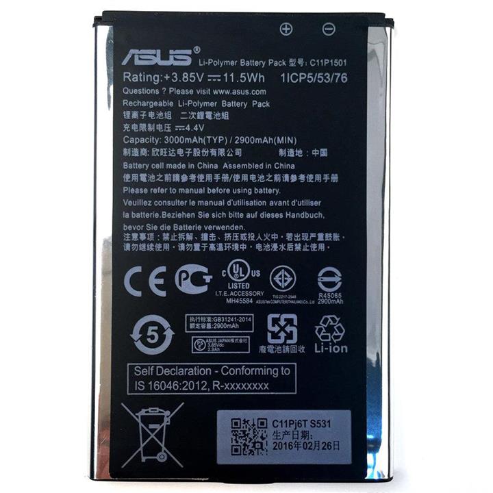 Asus C11P1501 3000mAh Cell Mobile Phone Battery For Asus Zenfone 2 Laser