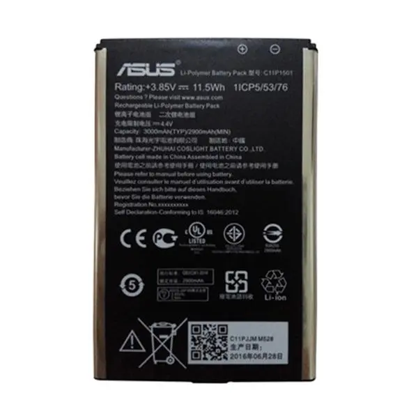 باتری موبایل ایسوس مدل C11P1501 مناسب برای گوشی Zenfone 2 Laser و Zenfone Selfie Asus C11P1501 3000mAh Cell Mobile Phone Battery For Asus Zenfone 2 Laser - 2