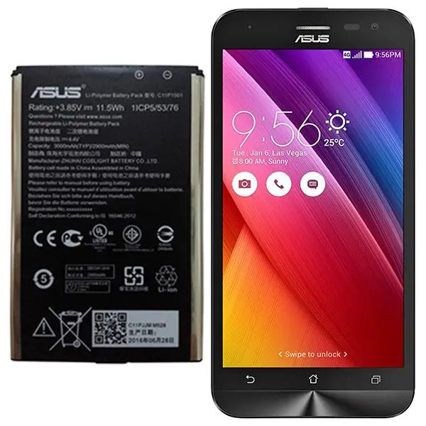 باتری موبایل ایسوس مدل C11P1501 مناسب برای گوشی Zenfone 2 Laser و Zenfone Selfie Asus C11P1501 3000mAh Cell Mobile Phone Battery For Asus Zenfone 2 Laser - 4