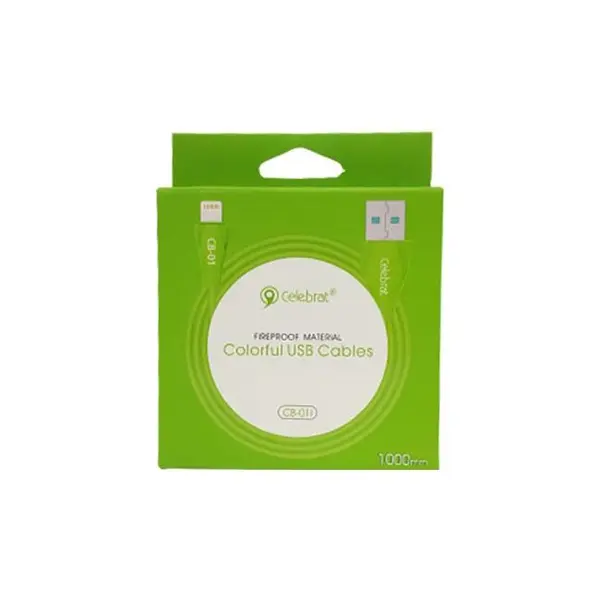 کابل شارژ لایتنینگ سلبریت Celebrat مدل CB-09i طول 1 متر - 2