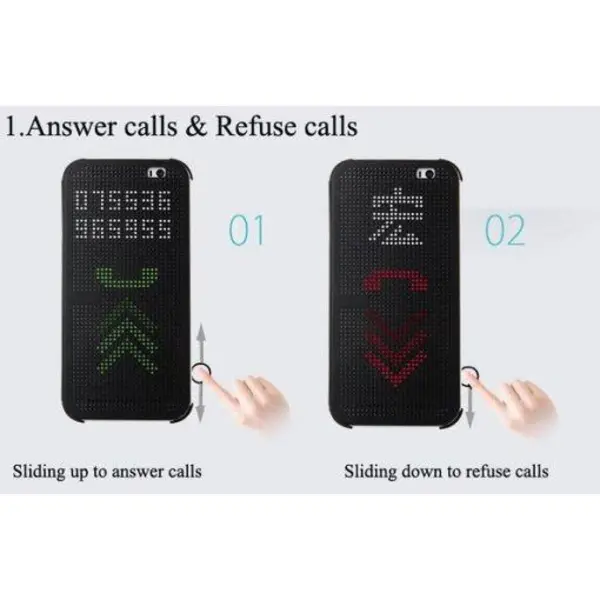 کیف کلاسوری هوشمند اچ تی سی HTC Desire 830 Dot View HTC Desire 830 Dot View Cover Case - 4