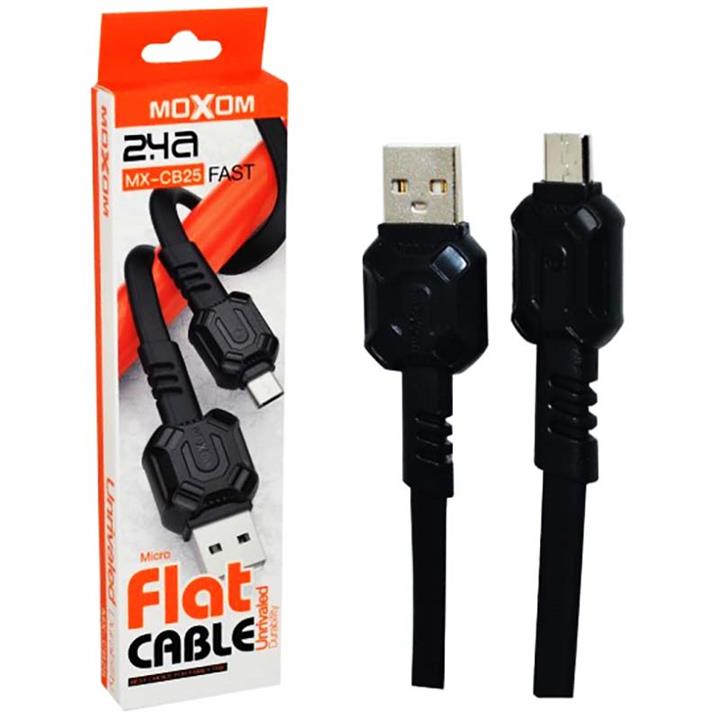 کابل شارژ MicroUSB موکسوم MOXOM CB-25