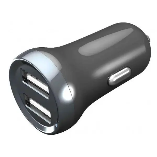 شارژر فندکی داخل خودرو پورودو Porodo Dual Port Mini Car Charger PD383-BK - 2