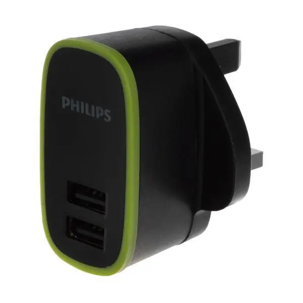 شارژر دیواری فیلیپس مدل DLP2503 Philips DLP2503 Wall Charger - 2