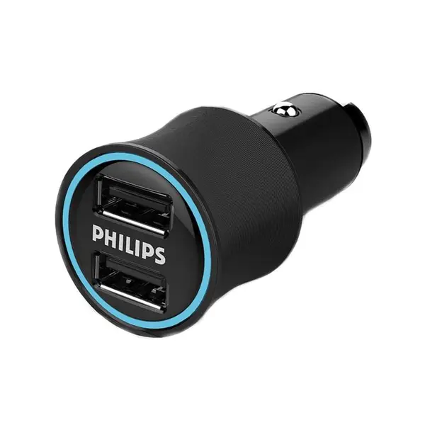 شارژر فندکی فیلیپس مدل DLP2553 PHILIPS DLP2553 Car Charger - 5
